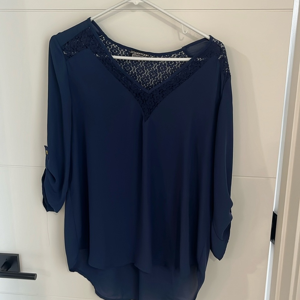 Dress shirt- Navy blue - never worn